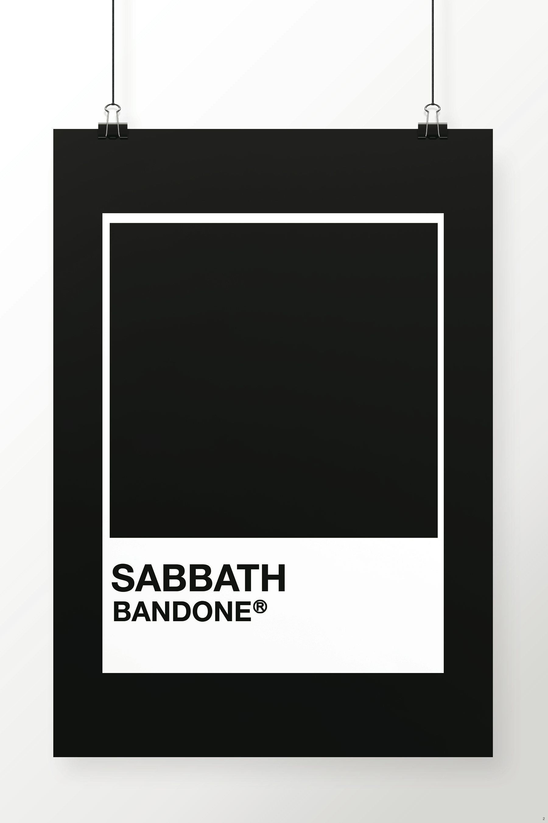 Poster Sabbath Bandone Chico Rei