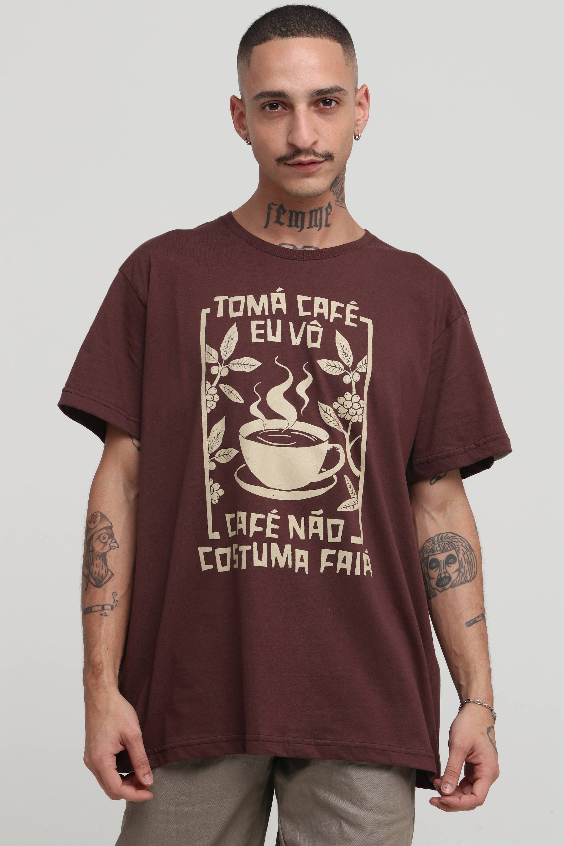 camisa de café