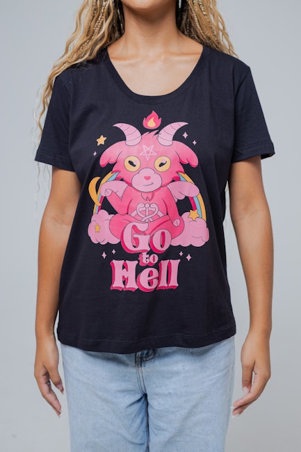 Camiseta Blunt Travel To Hell Preta - Compre Agora