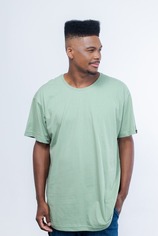 Camiseta Básica Verde Sálvia