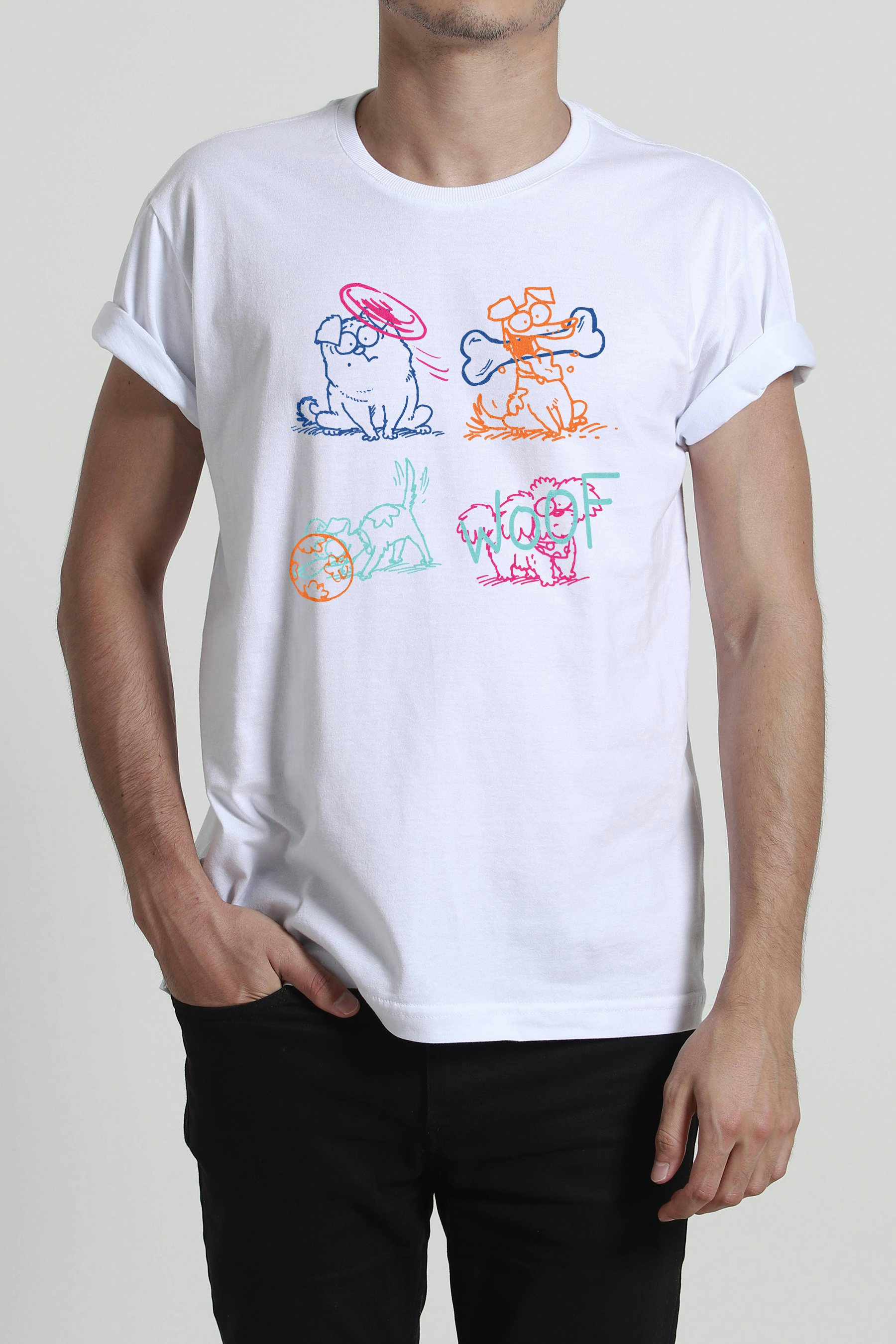 Camisetas criativas Chico Rei <strong>por até R$40</strong> e 8% de cashback