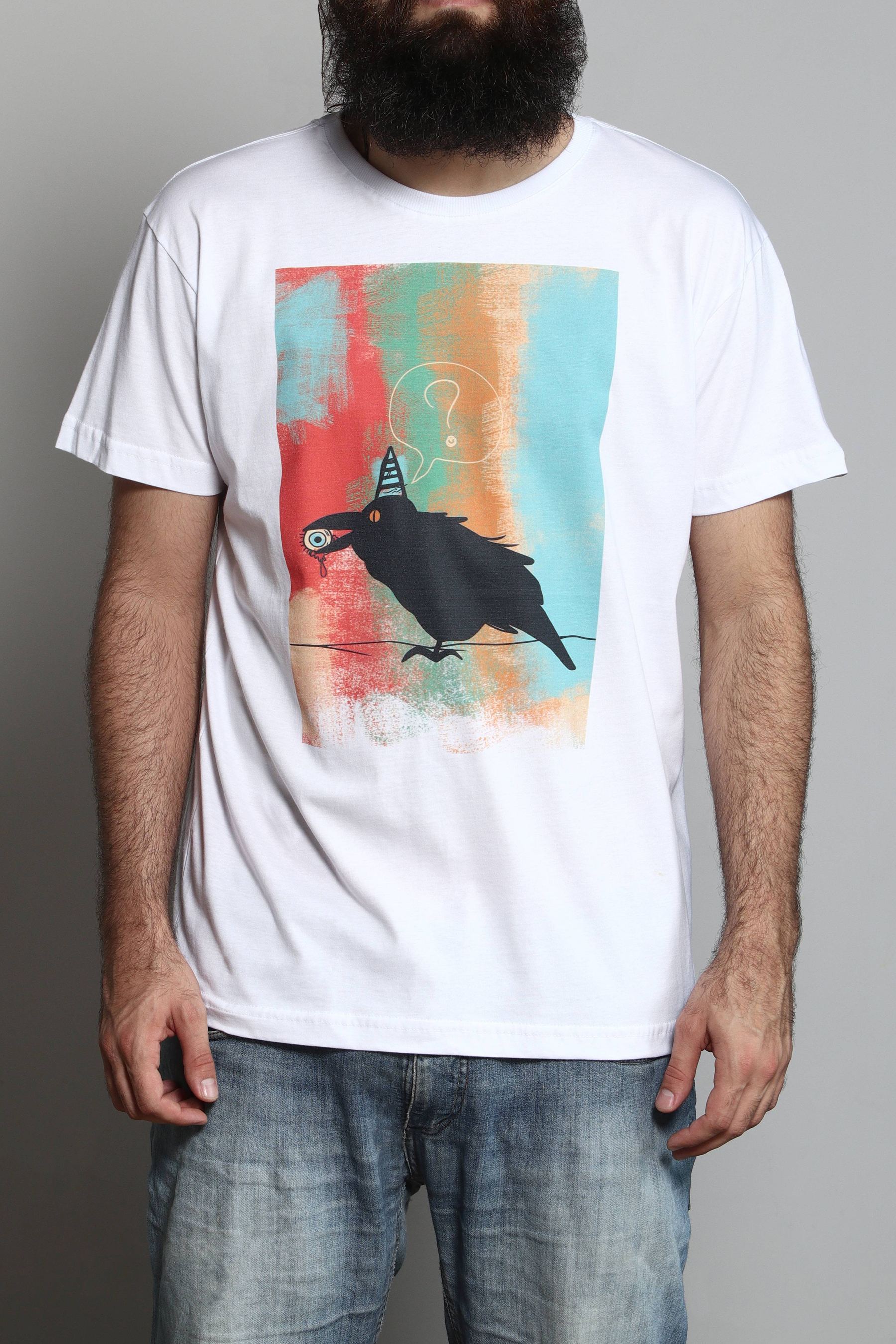 marca camiseta passaro
