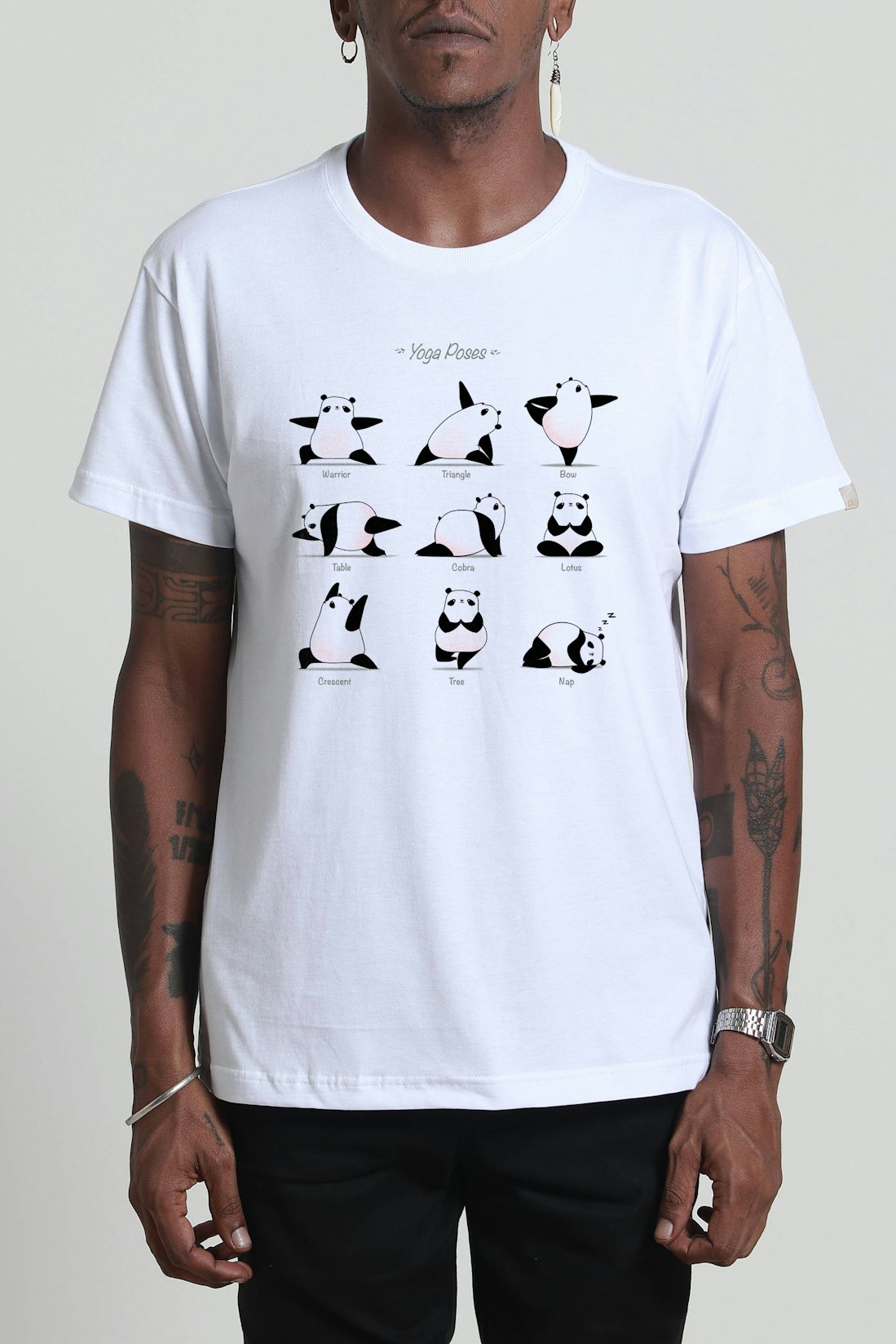 Camiseta Yoga Panda - Chico Rei