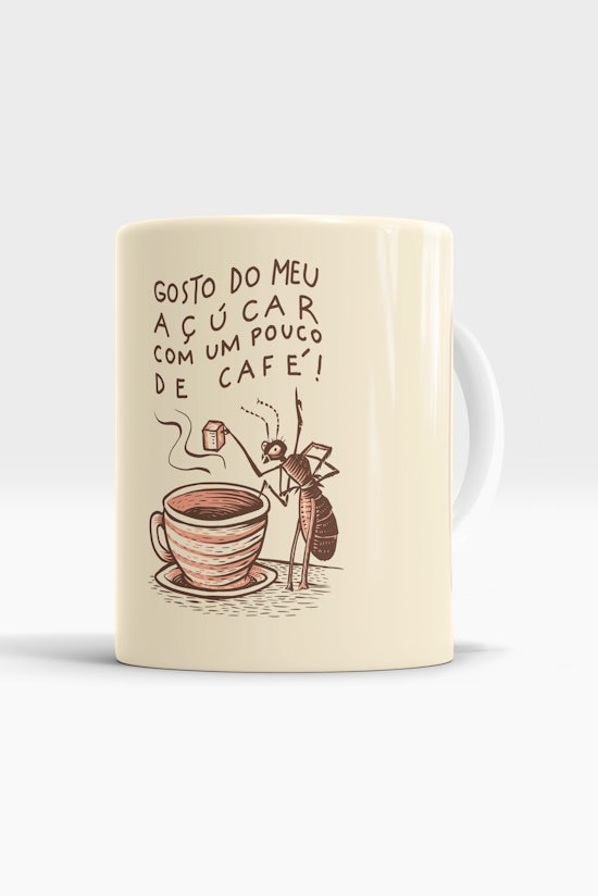 Caneca Açúcar no Café