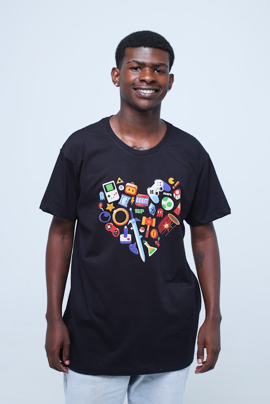 Camiseta Love Gamer Vintage