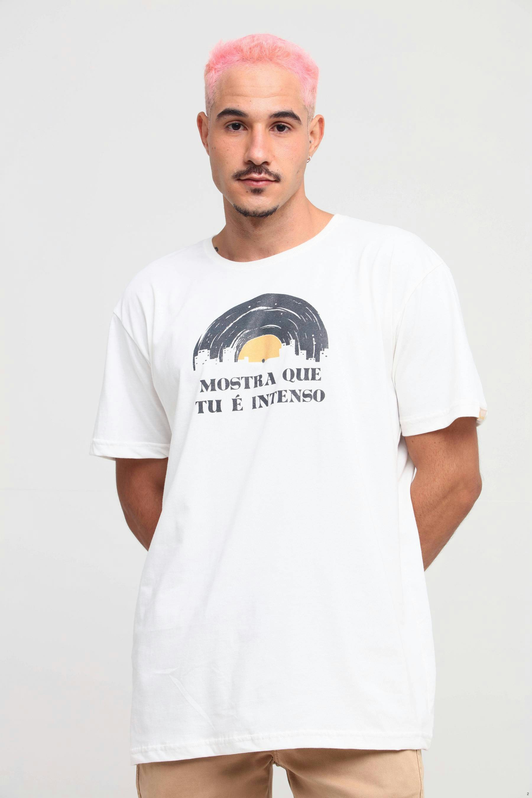 Camiseta Mostra Que Tu é Intenso - Aquarius na Chico Rei - Chico Rei