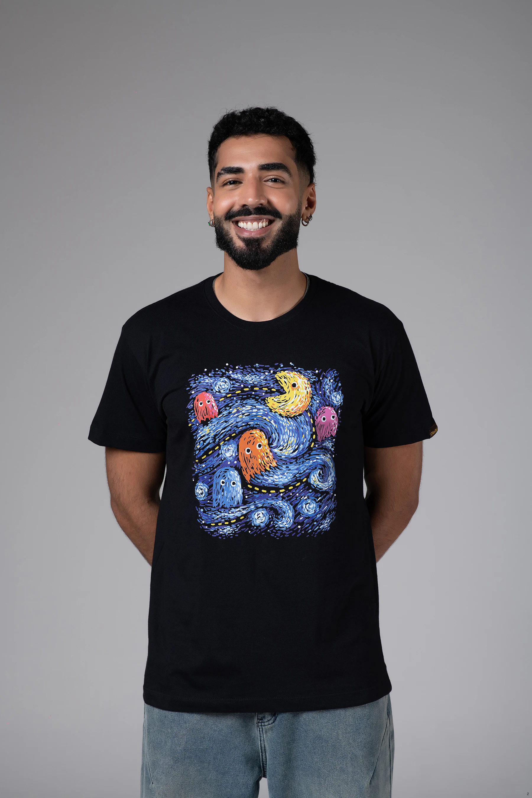 Camiseta Starry Pacman - Chico Rei