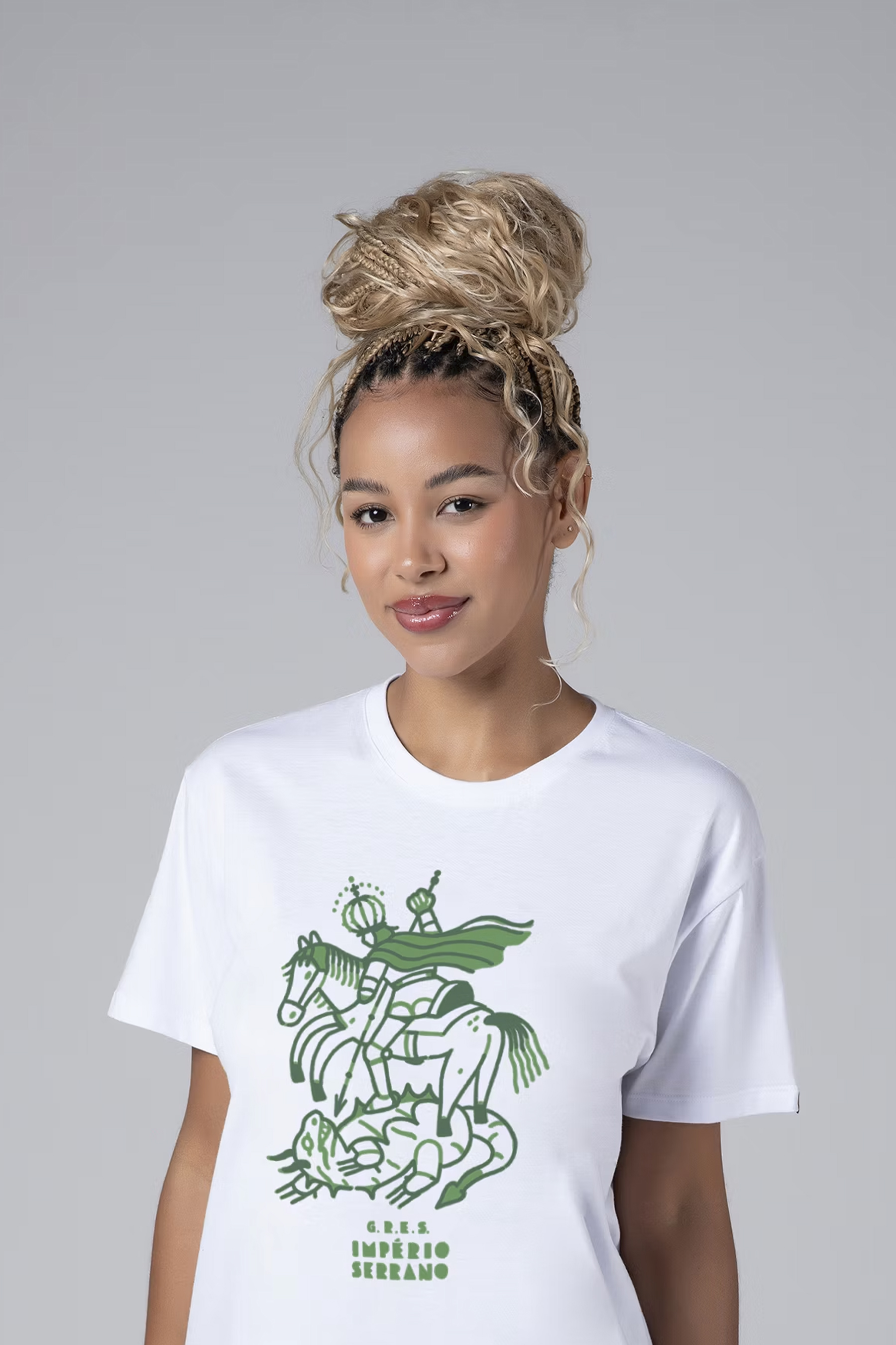 Camiseta São Jorge O Santo Guerreiro - Chico Rei