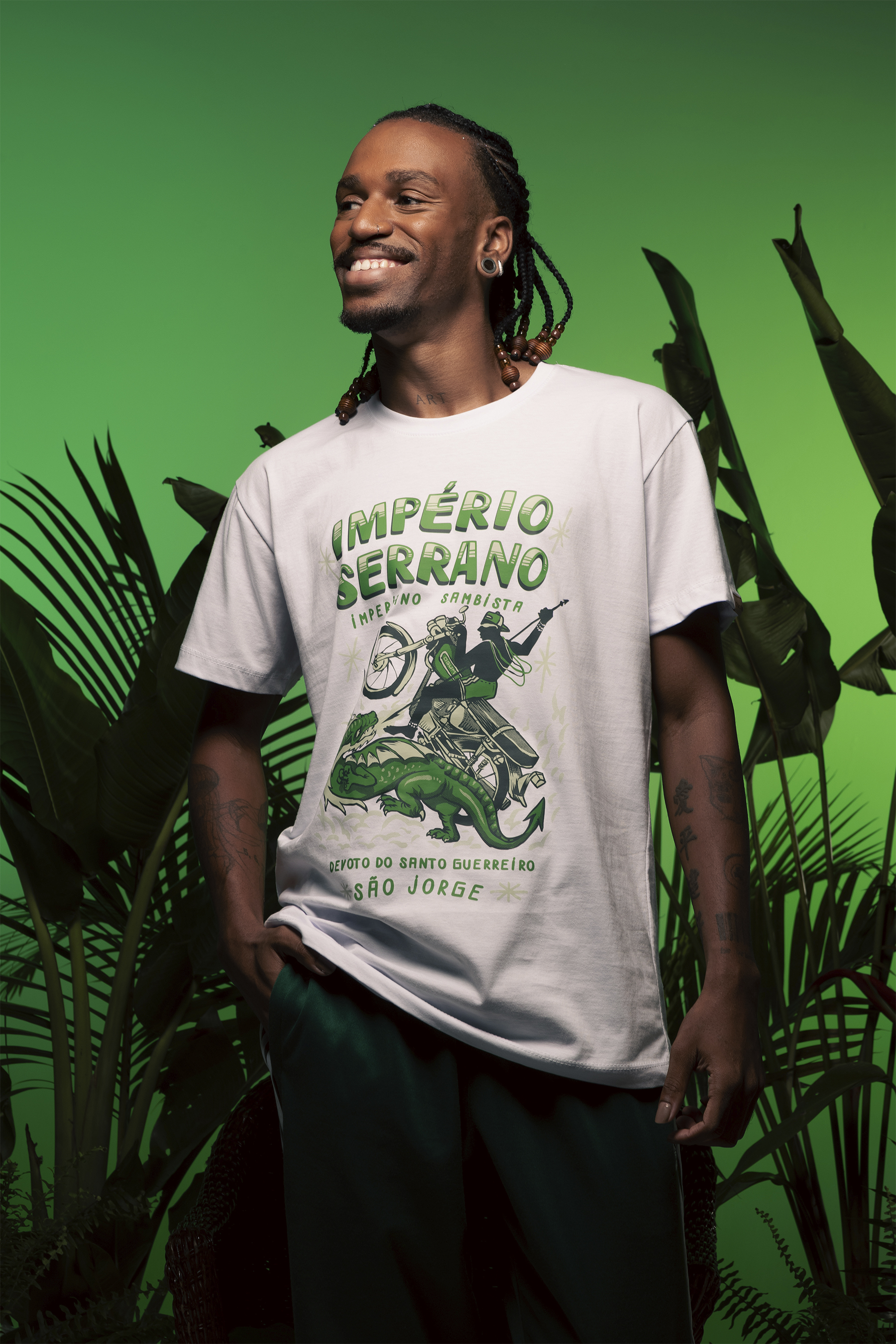 Camiseta São Jorge da Quebrada