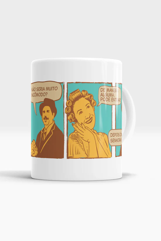 Caneca Dona Florinda e Professor Girafales