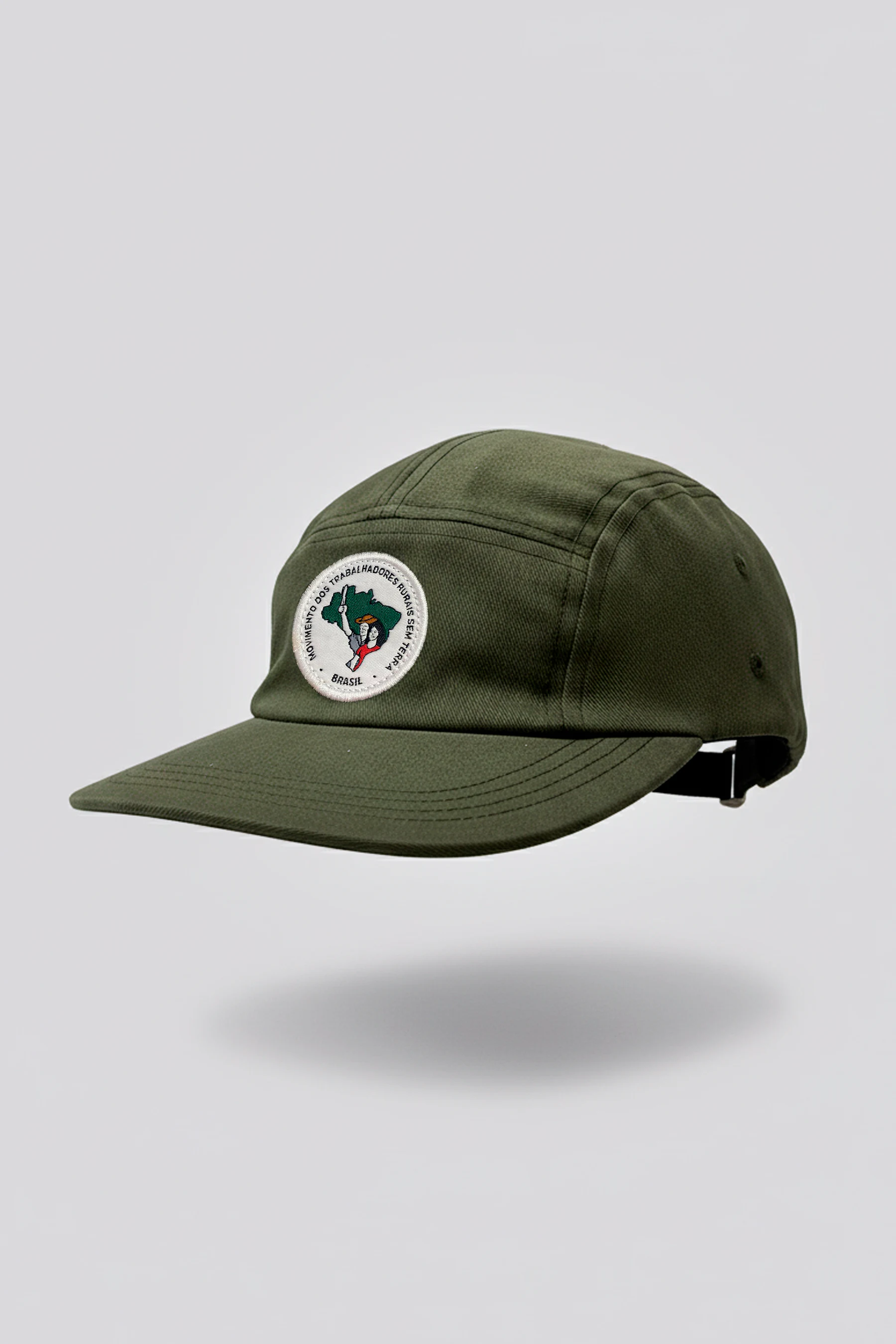 Boné Five Panel Verde MST Bordado - Chico Rei