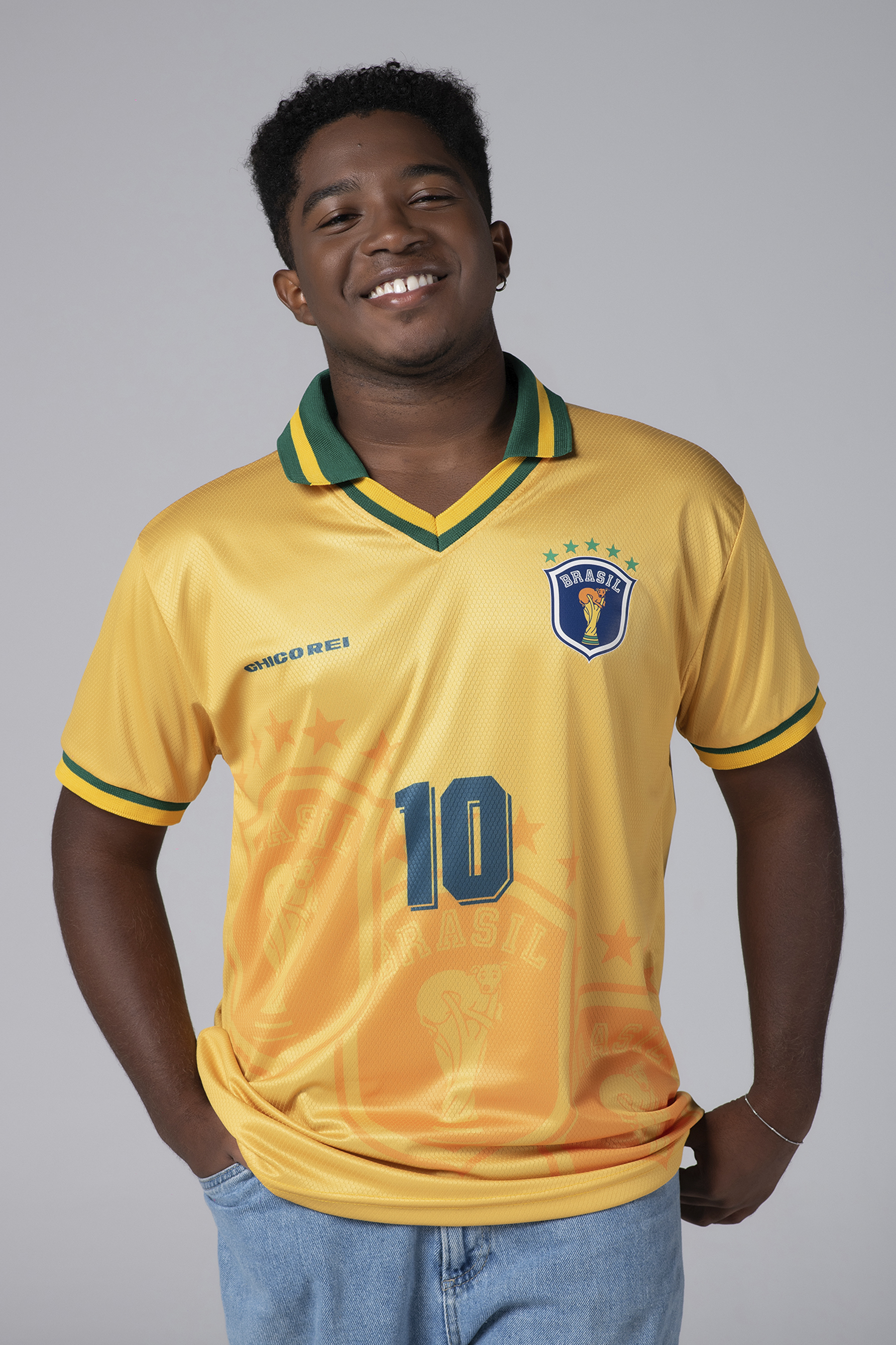 Camisa Retrô Amarela