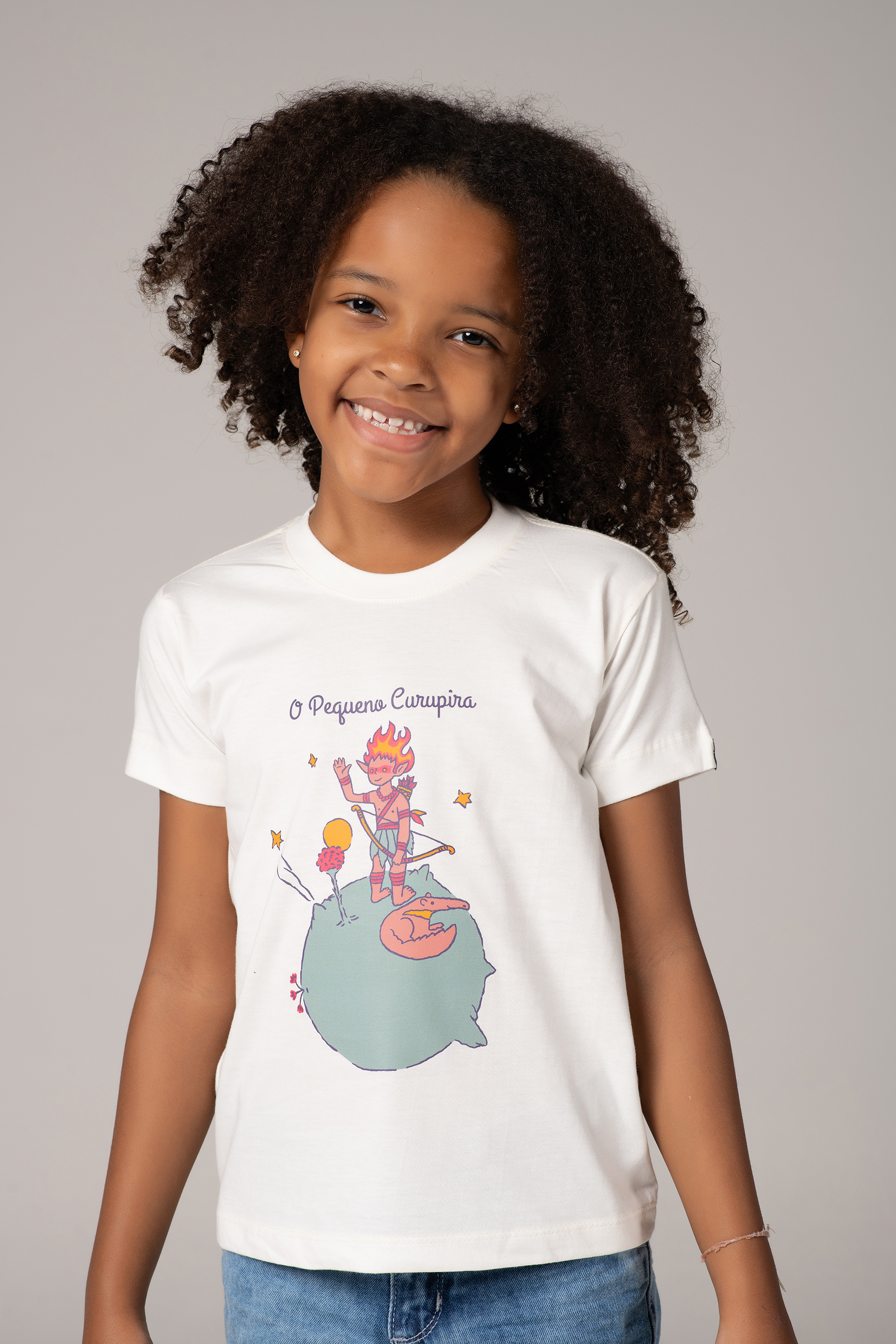 Camiseta Infantil O Pequeno Curupira