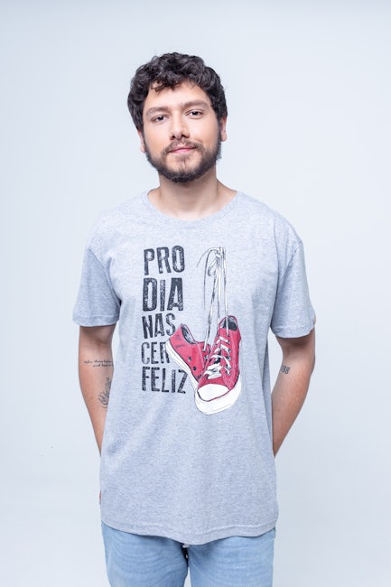Camiseta Pro Dia Nascer Feliz - Camiseta Rock - Chico Rei