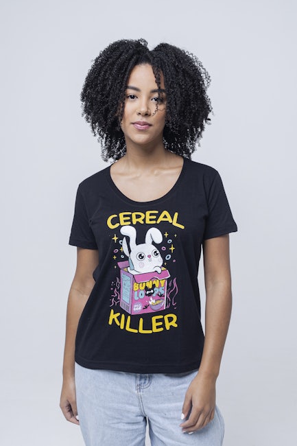 Camiseta Cereal Killer Psycho Bunny - Camiseta Estampada - Chico Rei