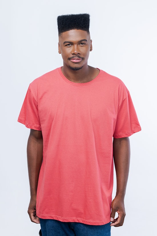 Camiseta Básica Vermelho Goiaba