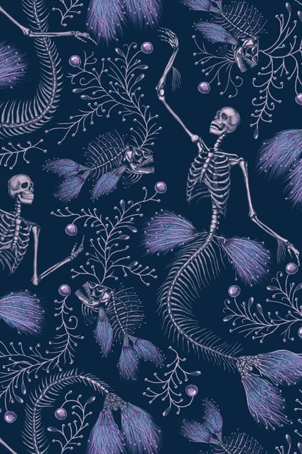 Estampa Camiseta Black Pearl