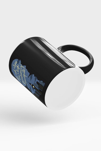 Estampa Caneca Not a Hero