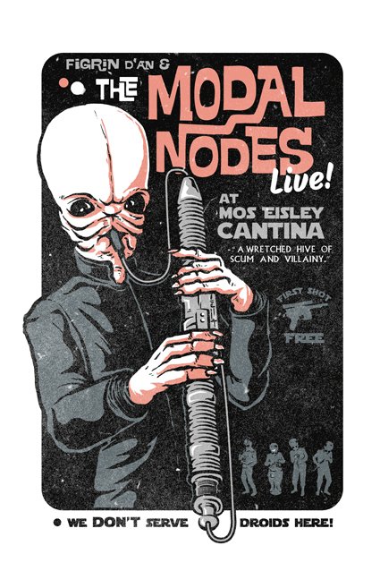 Estampa Capa Cantina Band
