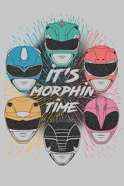 Estampa Capa It's Morphin Time