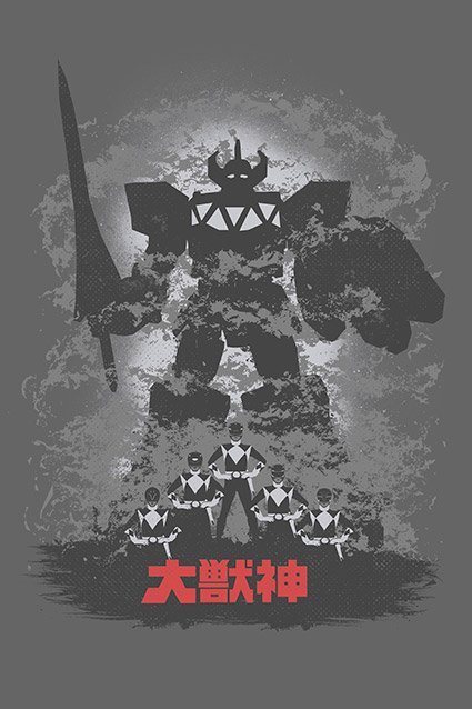 Estampa Capa Megazord