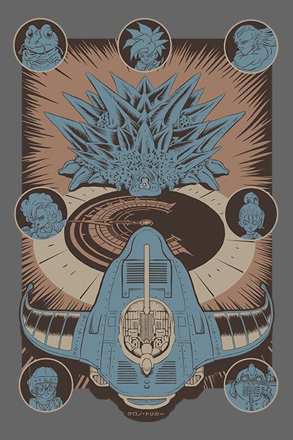 Estampa Capa Chrono Trigger
