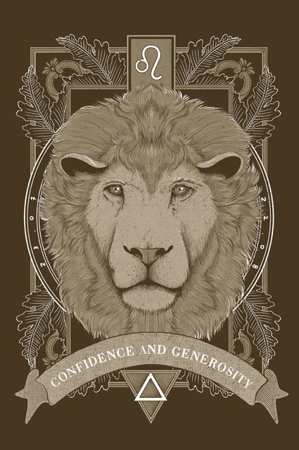 Estampa Capa Leo