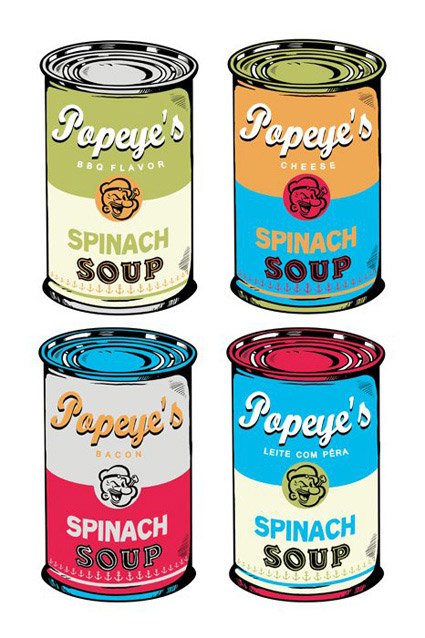 Estampa Capa Popeye Art