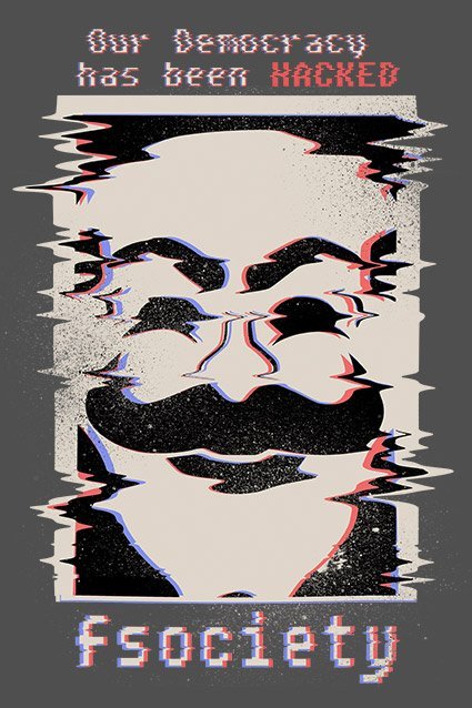 Estampa Manga Longa FSociety