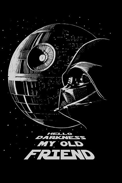 Estampa Manga Longa Death Star