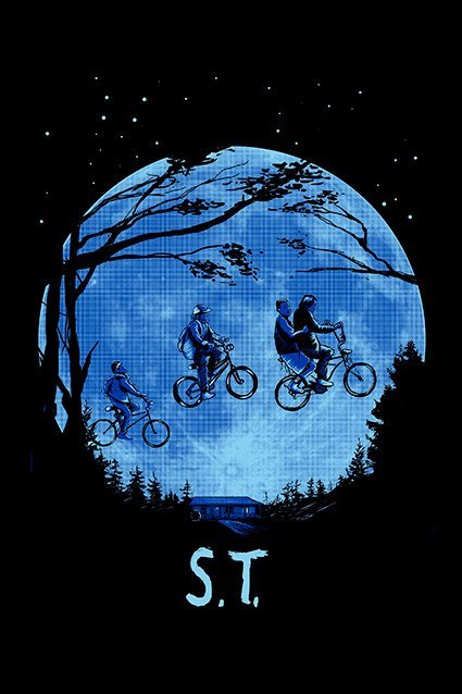Estampa Manga Longa Stranger Things