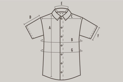 Medidas de Camisa Social
