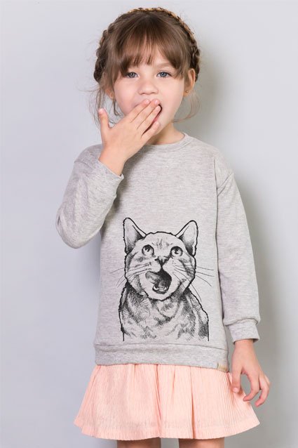 Moletom Infantil Instinto Felino