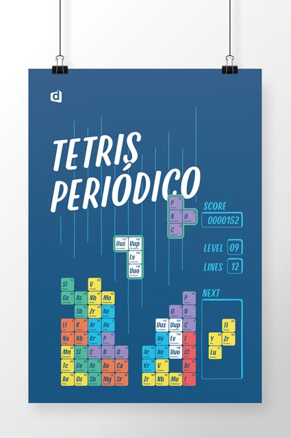 Poster Tetris Peri&oacute;dico