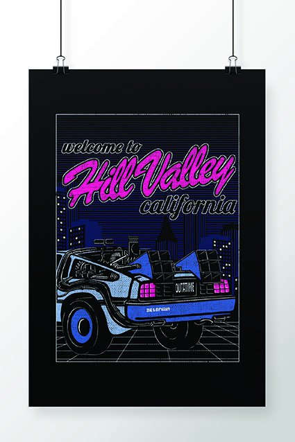 Poster Hill Valley