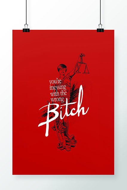 Poster Wrong Bitch