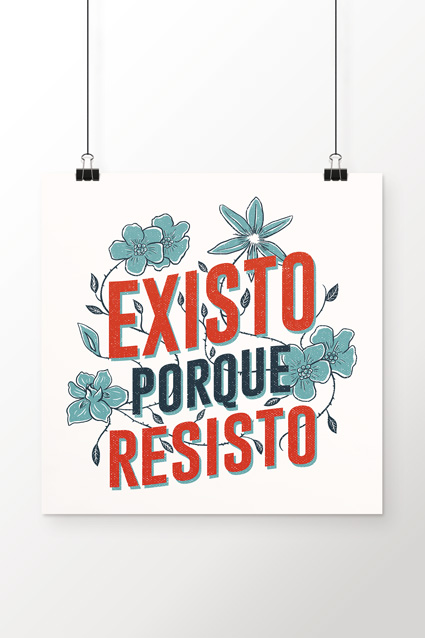Poster Resisto - Chico Rei