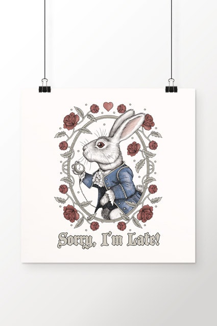 Poster White Rabbit - Chico Rei