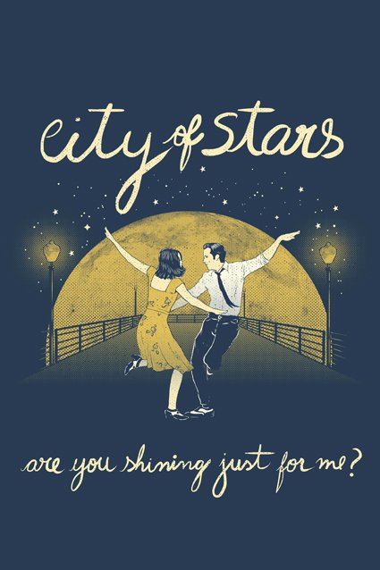 Estampa Sketchbook La La Land