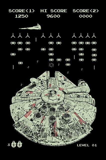 Estampa Sketchbook Space Smuggler