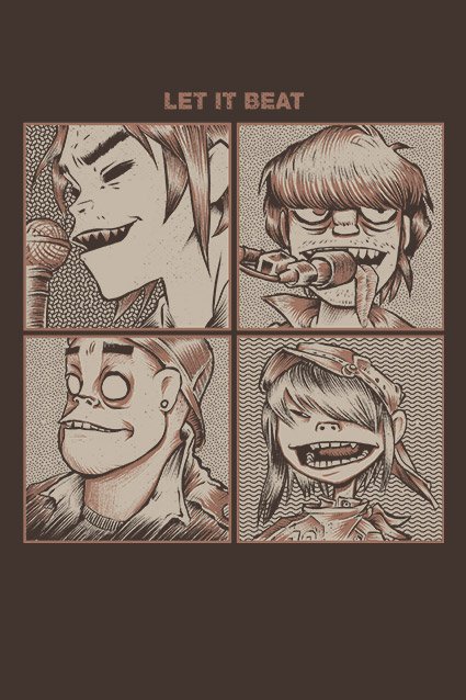 Estampa Sketchbook Let it Beat